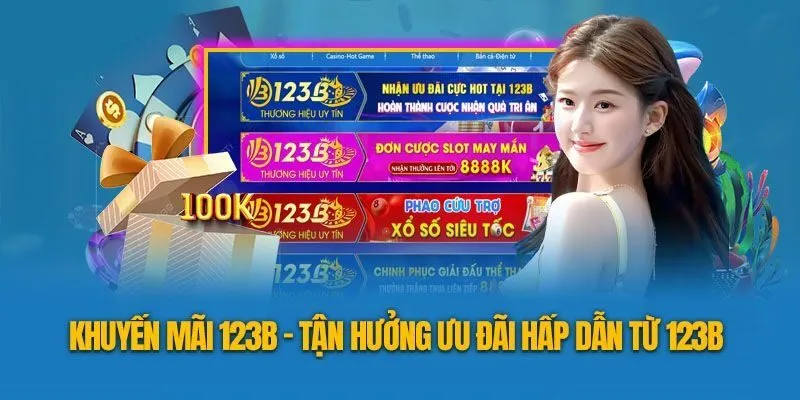 123B thường xuyên tung ra khuyến mãi cực kỳ hấp dẫn cho thành viên mới